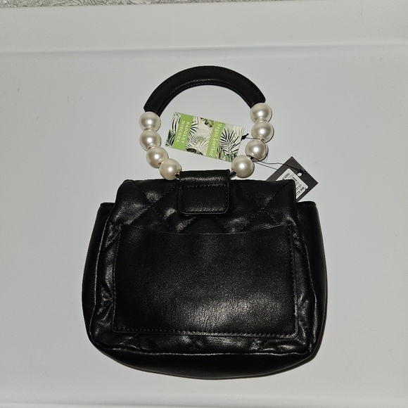 NWT Badgley Mischka clutch bag with pearl handle - Picture 3 of 11